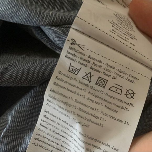 Jack & Jones Blue Button Up Shirt Size XL - Picture 6 of 8